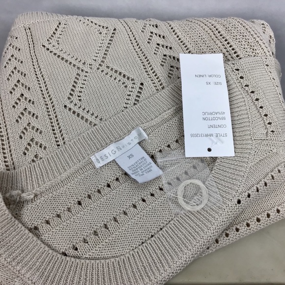 Design History Cropped Pullover Sweater Size XS - Picture 3 of 3